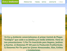 Tablet Screenshot of ecoyambiente.com